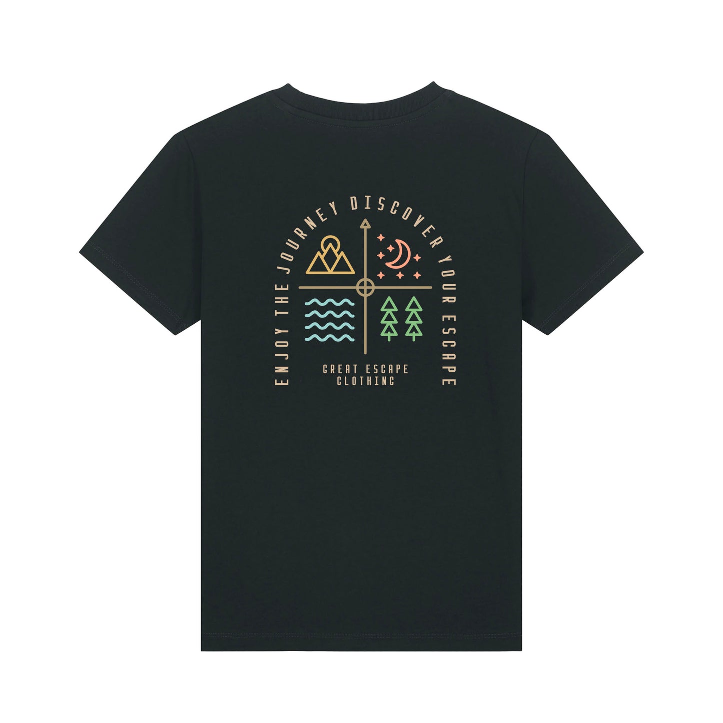 Kids Organic Enjoy The Journey Discover Your ESCAPE T-Shirt