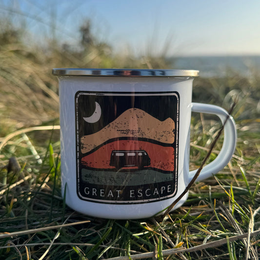 ESCAPE MORE Enamel Mug