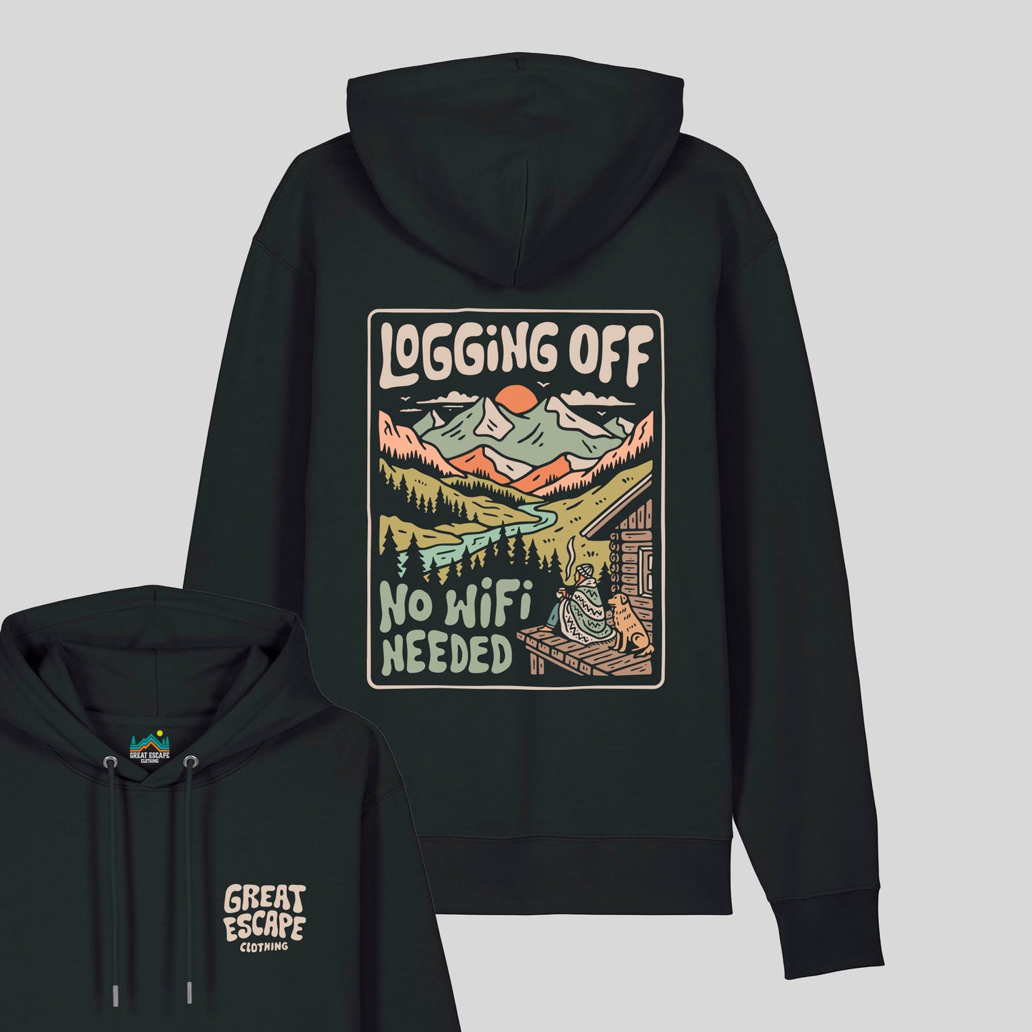 Organic NO WIFI NEEDED Hoodie