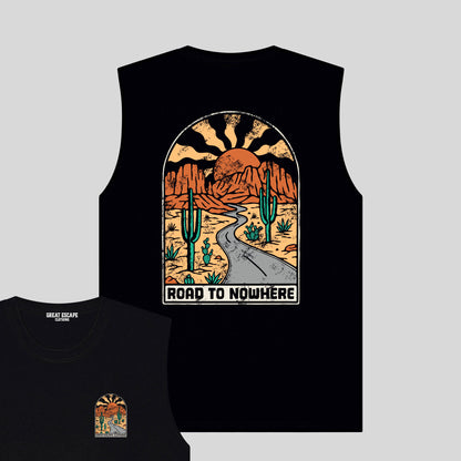 Organic ROAD TO NOWHERE Tank Top