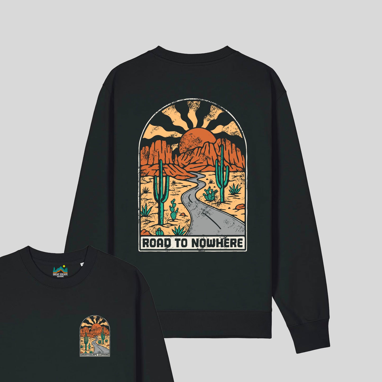 Organic ROAD TO NOWHERE Sweater