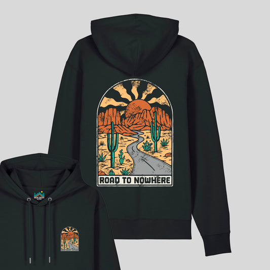 Organic ROAD TO NOWHERE Hoodie
