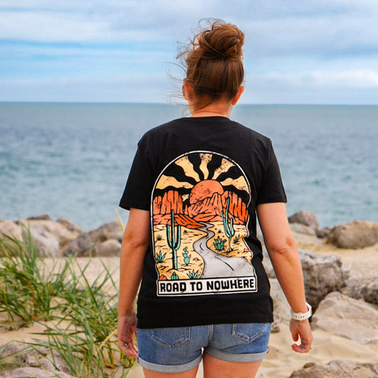 Organic ROAD TO NOWHERE T-Shirt