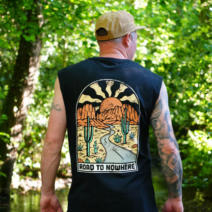 Organic ROAD TO NOWHERE Tank Top