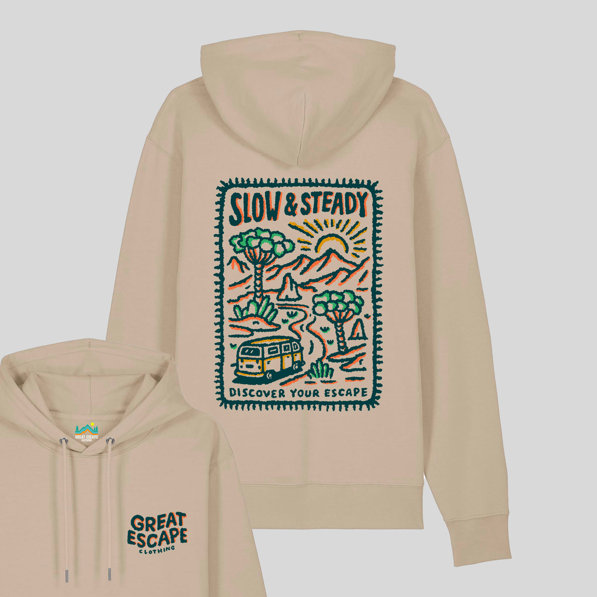 Organic SLOW & STEADY Hoodie