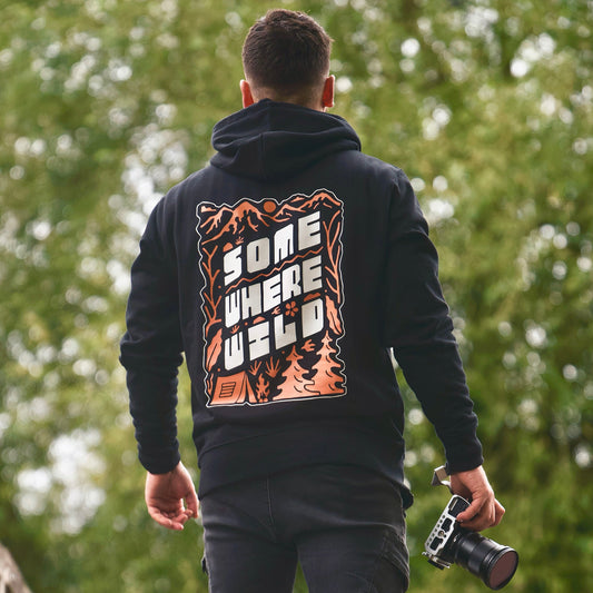 Organic Some Where Wild Hoodie