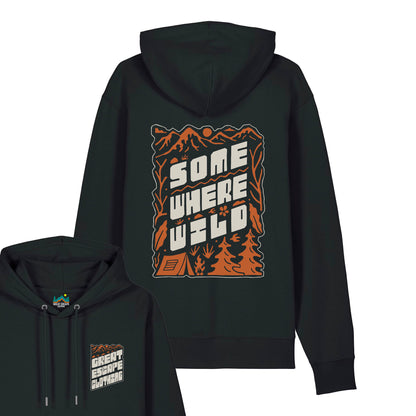 Organic Some Where Wild Hoodie