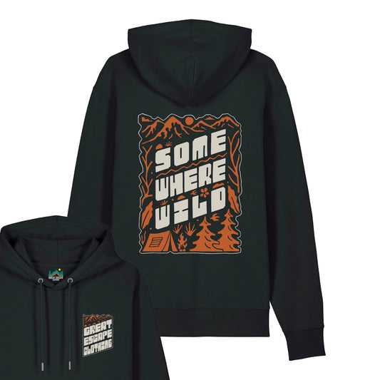 Organic Some Where Wild Hoodie
