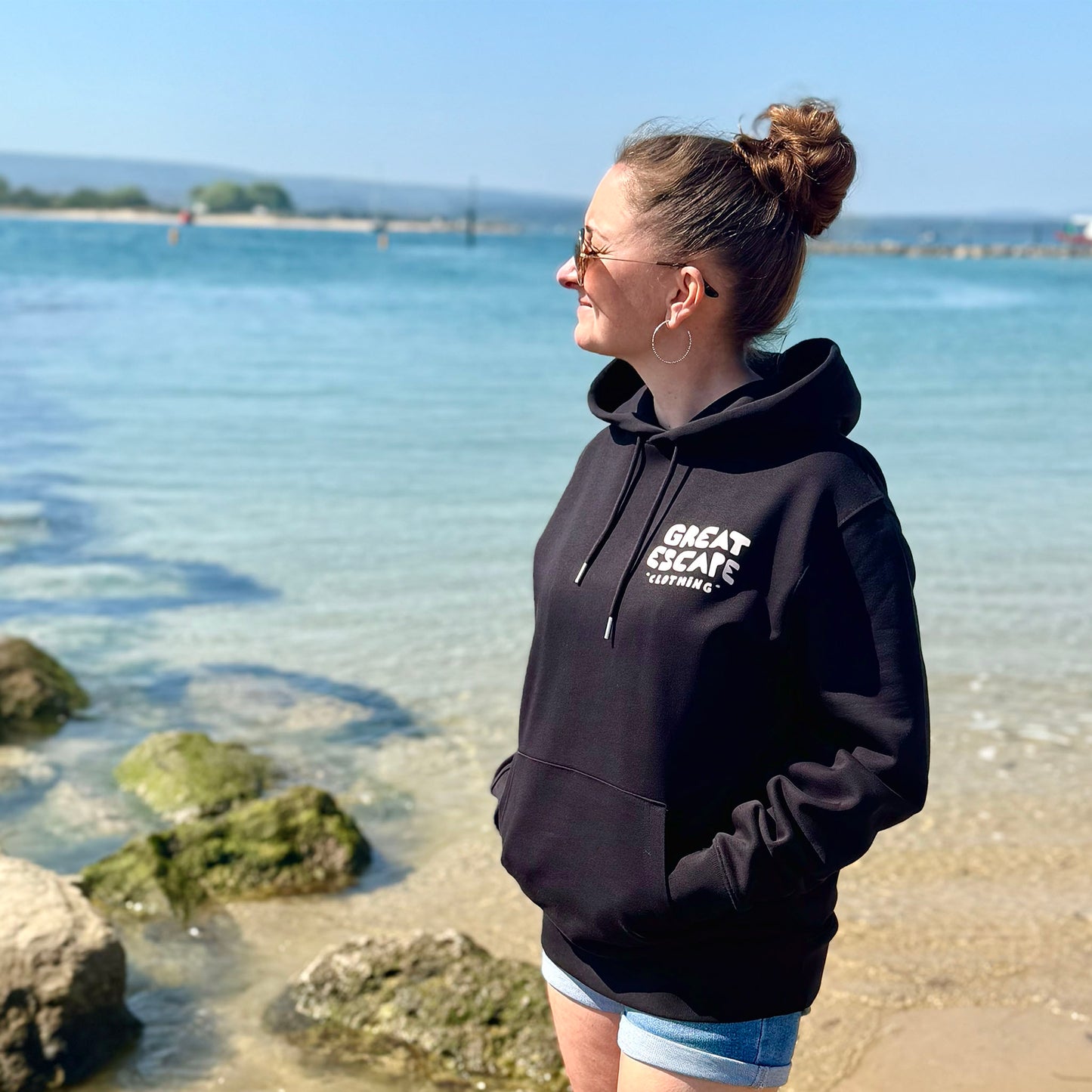 Organic HIGH TIDES SALTY VIBES Hoodie