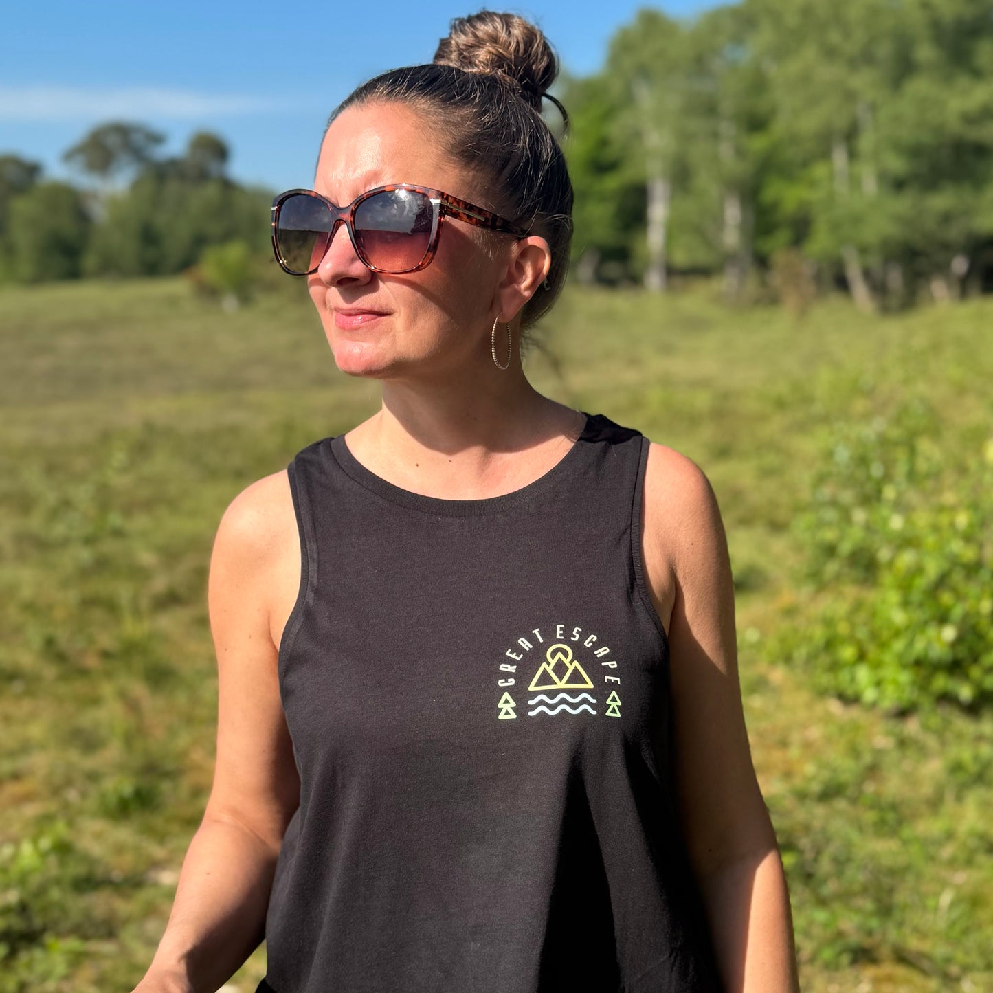 Organic Enjoy The Journey… Discover Your ESCAPE Cropped Vest Top