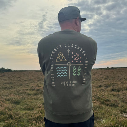 Organic Enjoy The Journey Discover Your ESCAPE Sweater