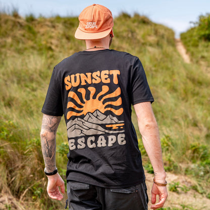 Organic SUNSET ESCAPE PUFF PRINT T-Shirt