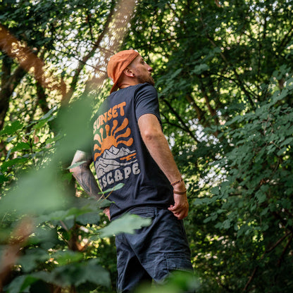 Organic SUNSET ESCAPE PUFF PRINT T-Shirt