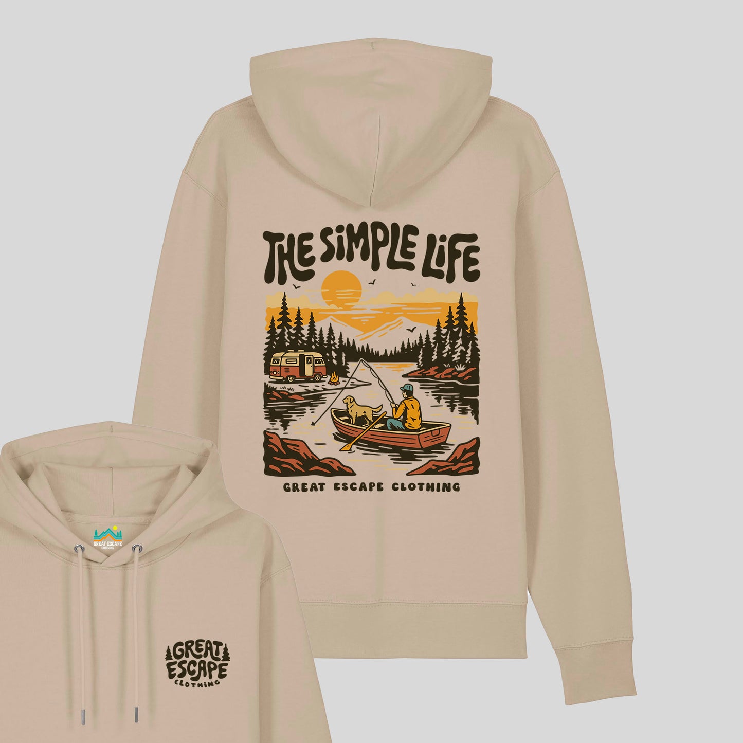 Organic THE SIMPLE LIFE Hoodie